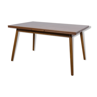 Table à manger extensible en teck danois du milieu du siècle, années 1960