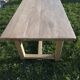 Solid oak farmhouse table
