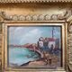 Cadre ancien avec peinture orientaliste