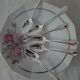 6 silver spoons monogram C B