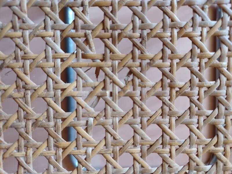 Pair of B32 Cesca chairs by Marcel Breuer, designed in 1987, stamped