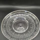 Solid glass and silver plate