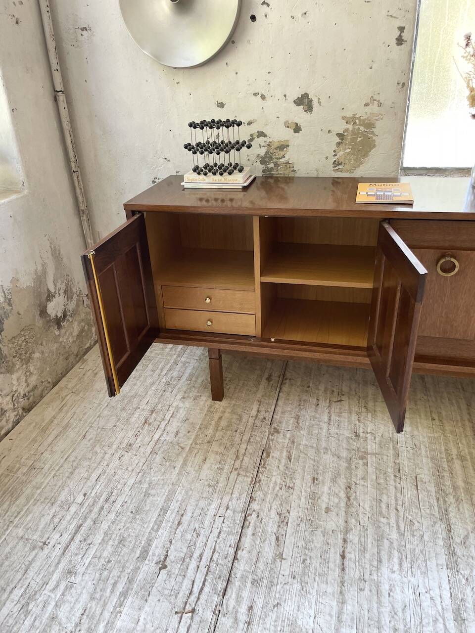 1950s modernist oak sideboard