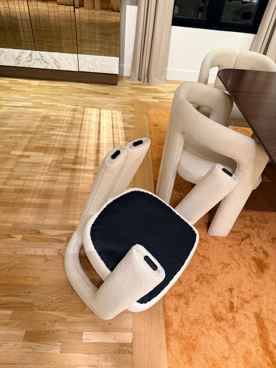 Contemporary table and chairs