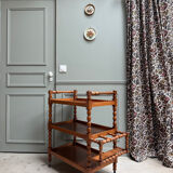 Vintage wooden serving trolley