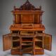 Buffet néo-baroque allemand en noyer et acajou, années 1890