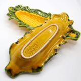 Set of 2 artisanal corn cobs in slurry from Portugal