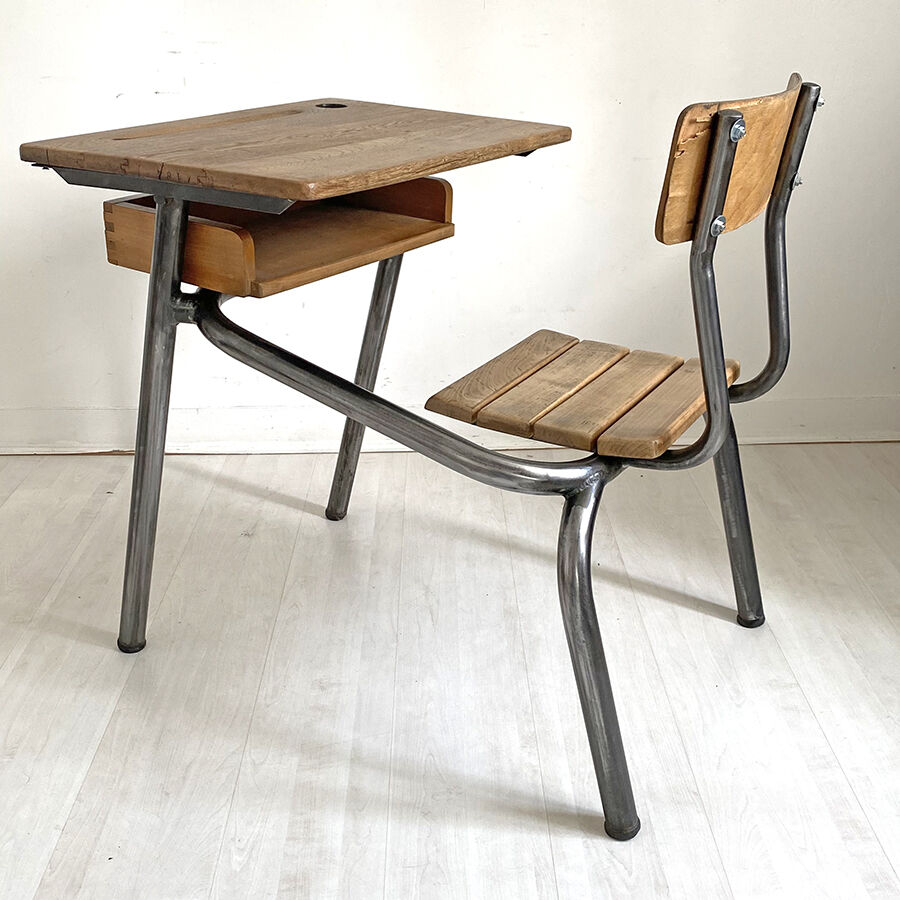 50's vintage school desk