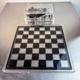 Felice Antonio Botta acrylic chessboard, Italy, 70s
