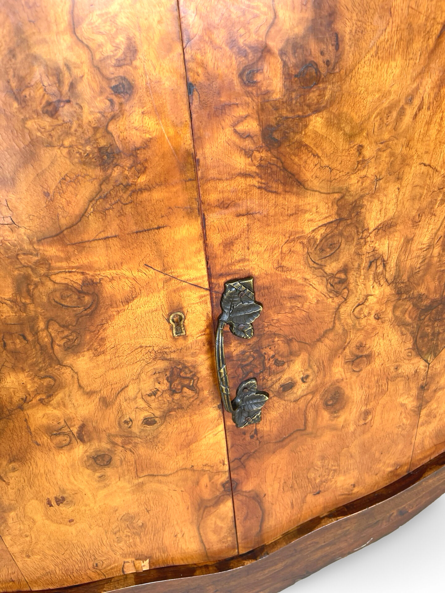 Walnut buffet, antique Italian, 1930s.