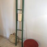 Former small vintage green ladder