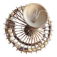 Lustre en bois vintage
