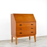 Midcentury Bureau / Desk / Cabinet In Teak. Vintage / Modern / Danish Style