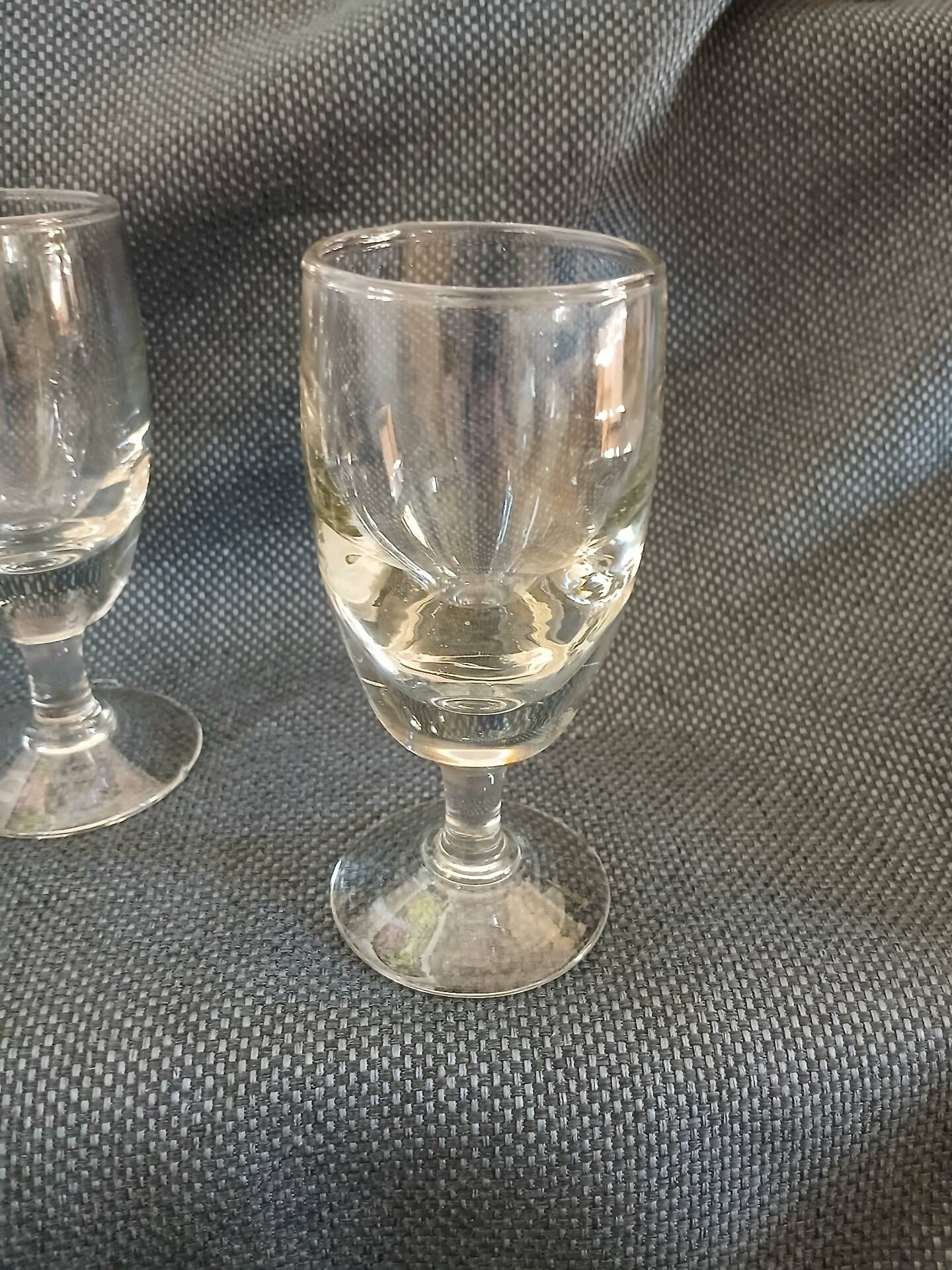 6 antique absinthe glasses