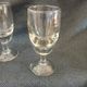 6 antique absinthe glasses