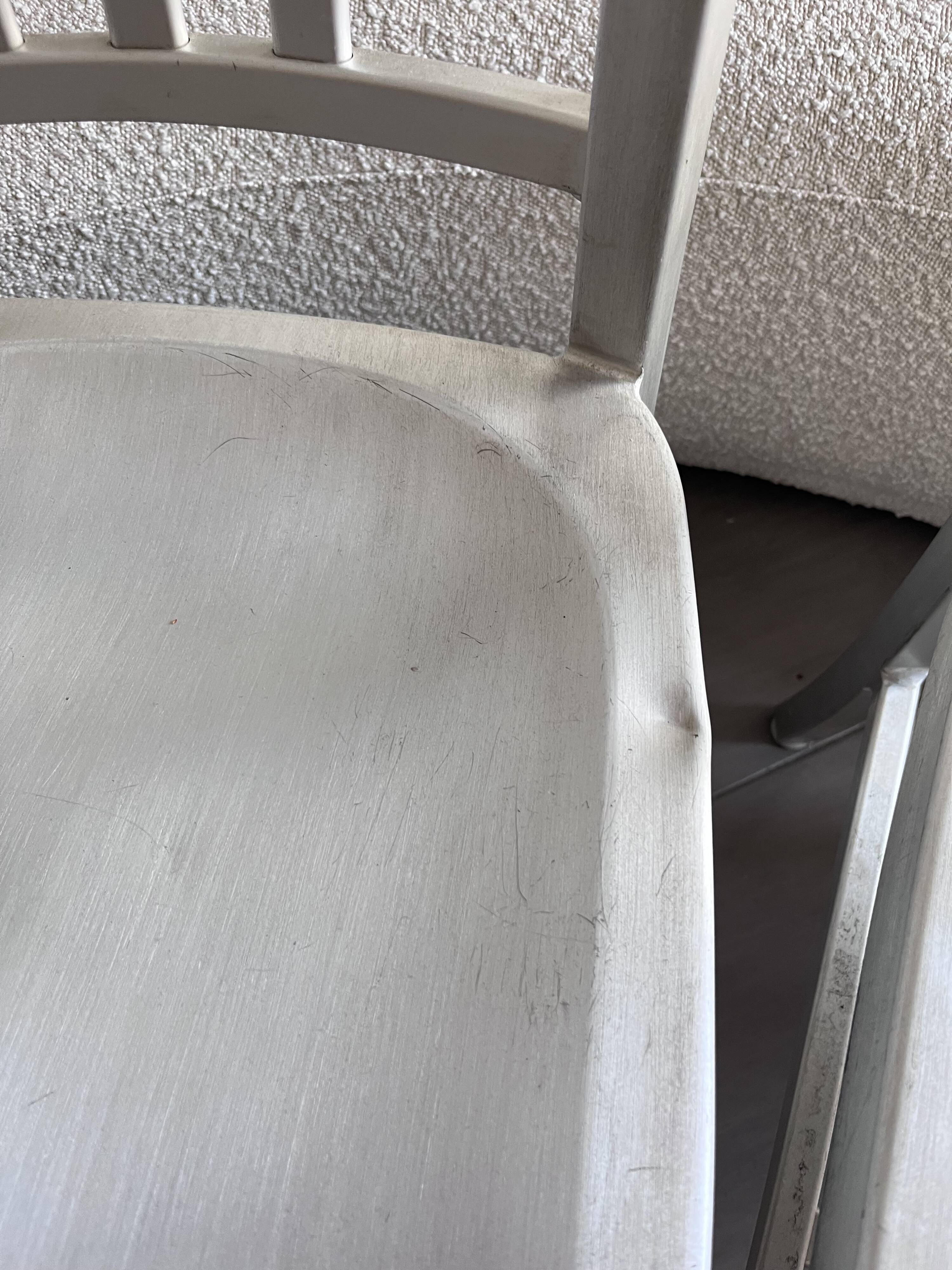 Set of 4 Alcatraz industrial loft chairs