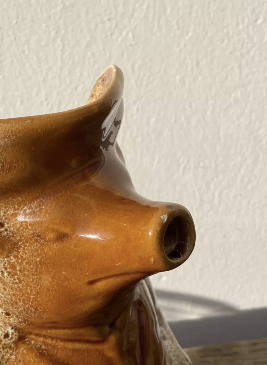 Ceramic animal pitcher
