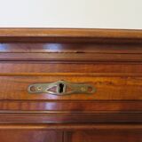 Bahut Buffet 1900 - Napoléon III - Placage noyer - 1 tiroir - 2 portes