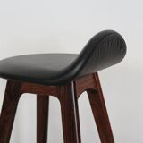 Scandinavian Bar Stools by Erik Buch, 1960s, Set of 2
