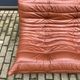 100% original vintage Cognac leather Togo Ligne Roset 2zit