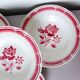 4 vintage porcelain soup plates 2008155