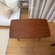 Teak coffee table with woven top