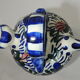Gargoulette glazed terracotta /vintage/carafe/pitcher