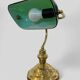 Notary and banker's lamp in green opaline
