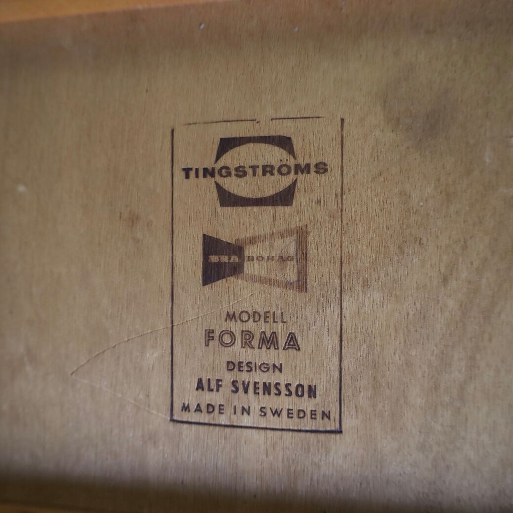 Teak Coffee Table by Alf Svensson for Tingströms, Sweden, 1960s