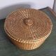 Panier rond paille