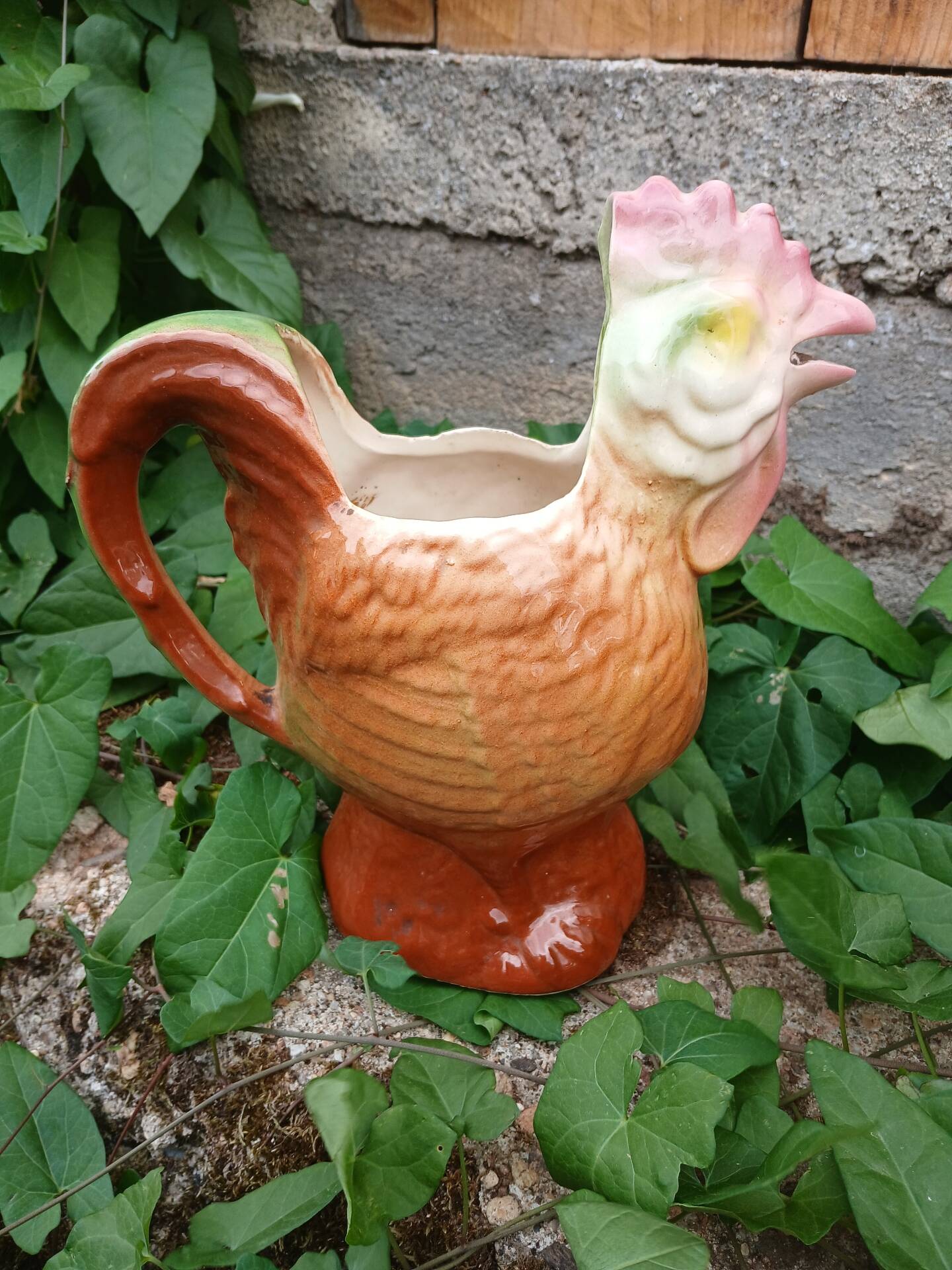 Antique jug in slipware