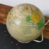 Light earth globe