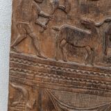Ancienne porte en bois Sénoufo de Côte d'Ivoire
