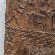 Old wooden door Senufo of Côte d'Ivoire
