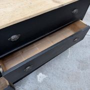 Workshop furniture from the early 20th century.