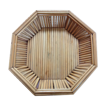 Corbeille octogonale en bambou