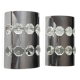 Set of 2 chromed / glass sconces by Oscar Torlasco, 1970s, Italy.