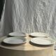 Set of 12 green and pink Italian plates