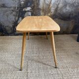 Raw wood coffee table & compass legs