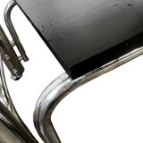 Meuble étagère vintage chromé / meuble audio / meuble TV