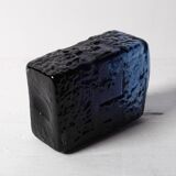 Cobalt Blue Mid-Century Glass Vase by Göte Augustsson, Ruda Glasbruk, 1970s