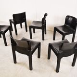 Model 4875 chairs by Carlo Bartoli for Kartell, 1970s