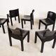 Model 4875 chairs by Carlo Bartoli for Kartell, 1970s