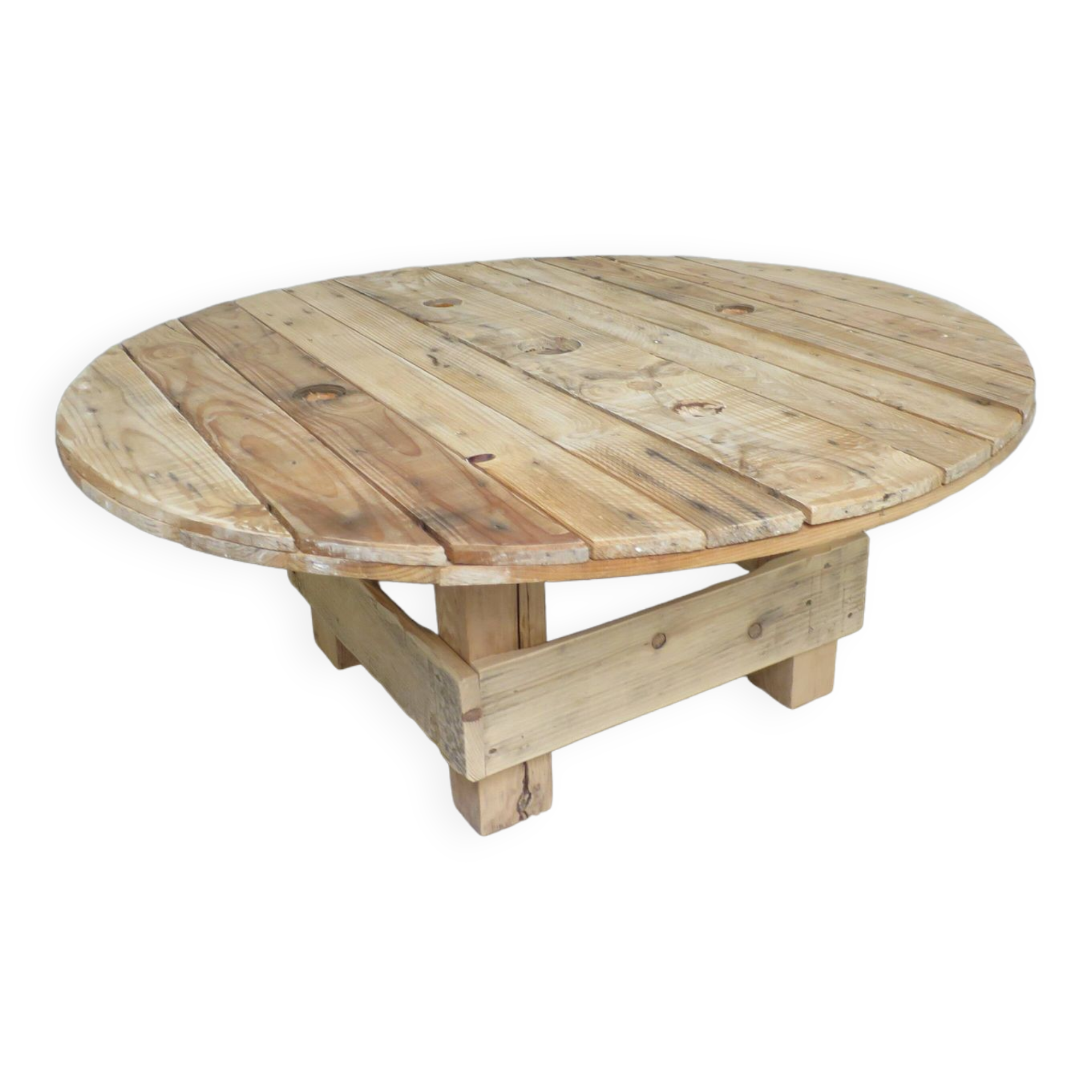 Coffee table in drum