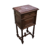 Nightstand Louis XVI style Walnut beginning 20 eme