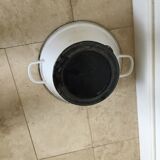 Basin, cache jar in enamelled sheet metal
