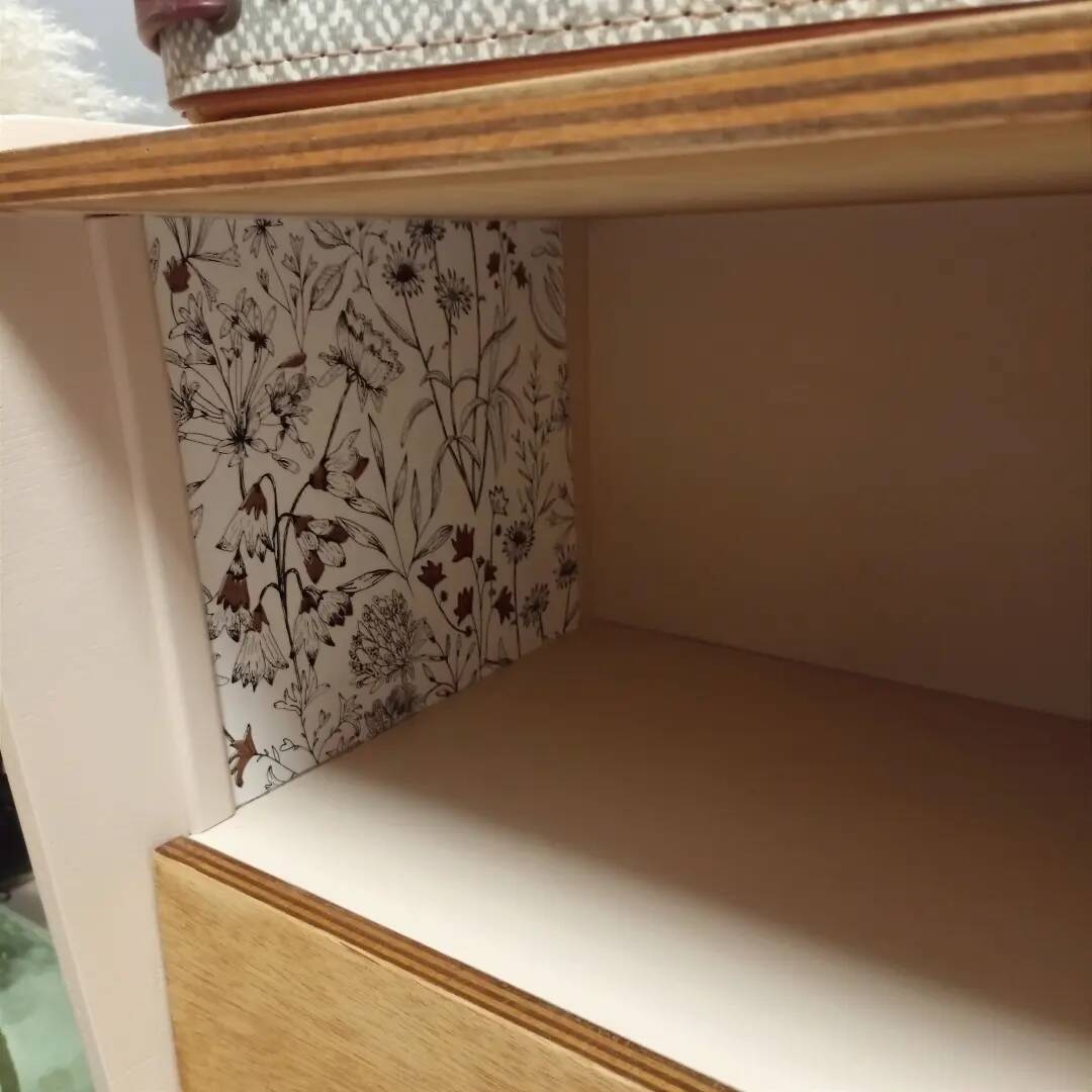 Pair of vintage bedside tables