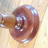 Turned wooden presentation column