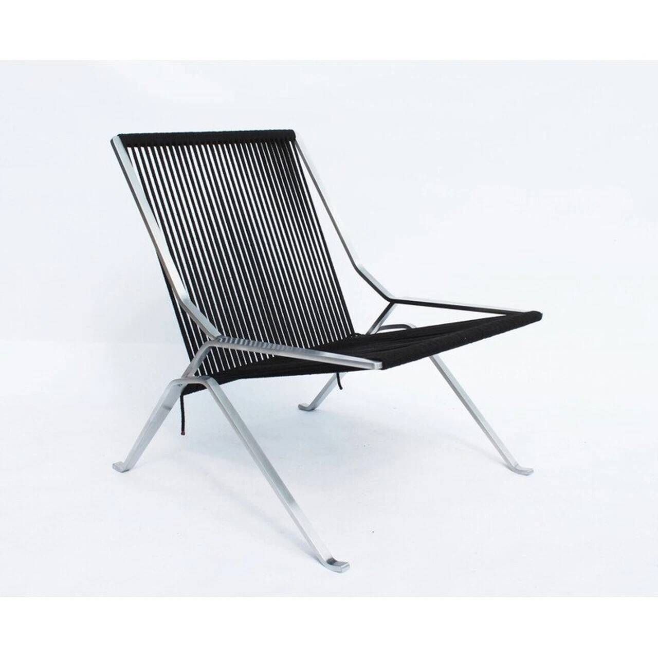 Vintage chair designed by Poul Kjærholm and manufactured by Fritz Hansen