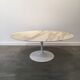 Table Calacatta marble low Eero Saarinen Tulip for Knoll International